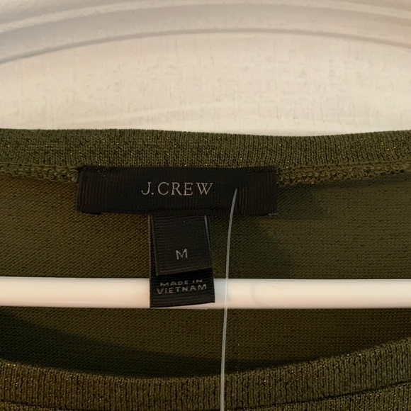 J. Crew NWT Sparkle Bell Sleeve Top H1877 Size M - Picture 3 of 3